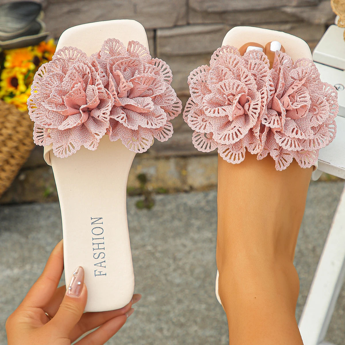 Women Flat Casual Slides Summer Fashion Dressy Sandals /Slides