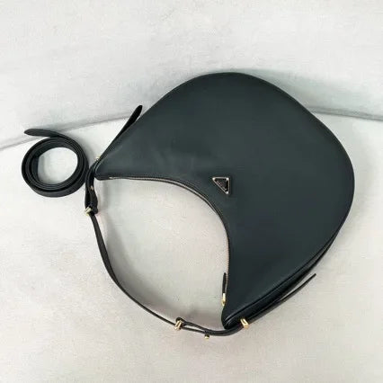 New Moon Imported Cow Leather Half-Moon Underarm/Shoulder High Quality Bag .