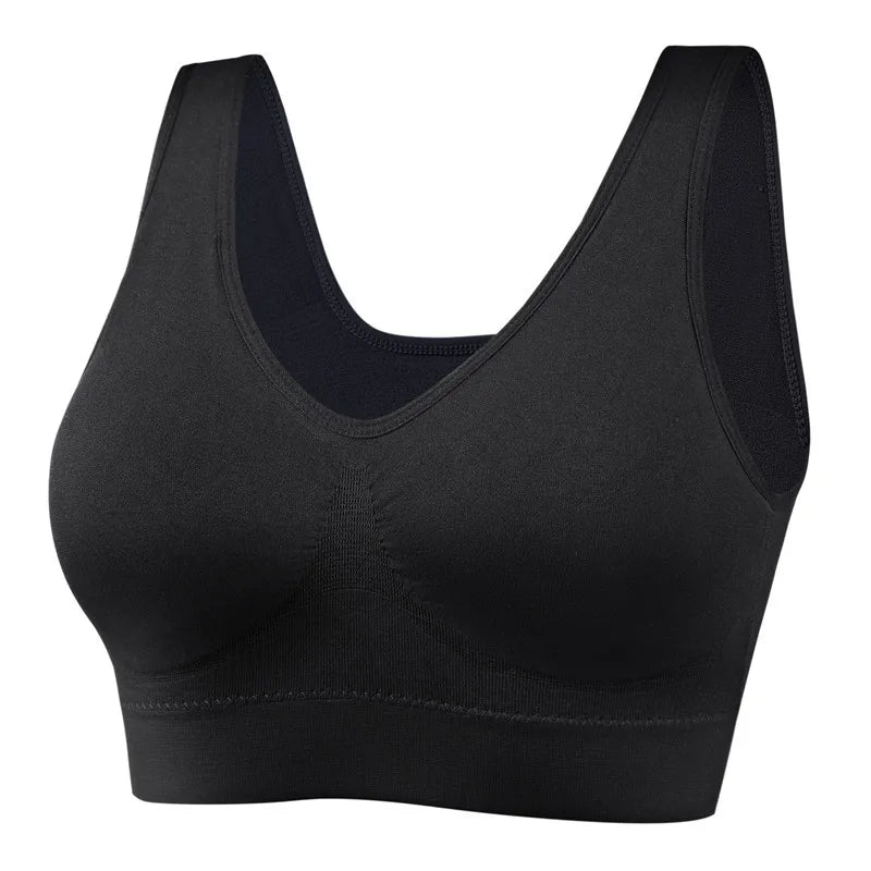 Ladies Seamless Breathable Wire Free Push-Up Bralette Comfortable And Padded For Your Comfort. Sz S-6XL