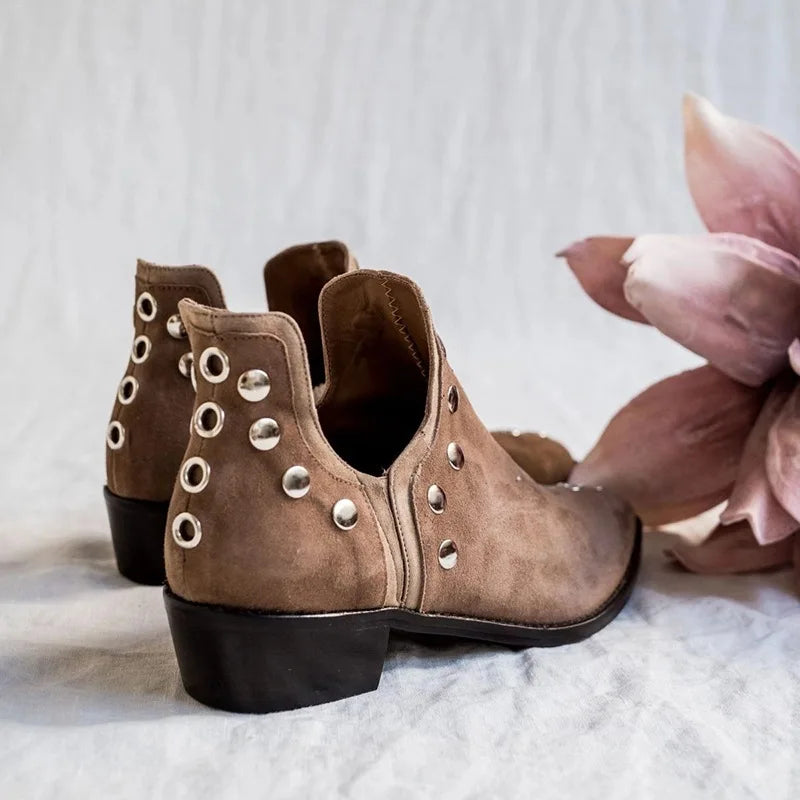 Designer Women's Ankle Boots High Quality Pointed Trendy 2025 New Ankle Boot