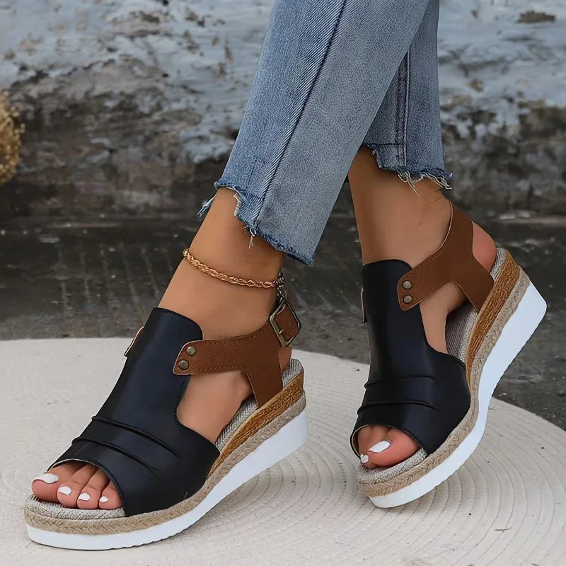 Women Wedge New Summer Lightweight Platform Casual Luxury Sandals