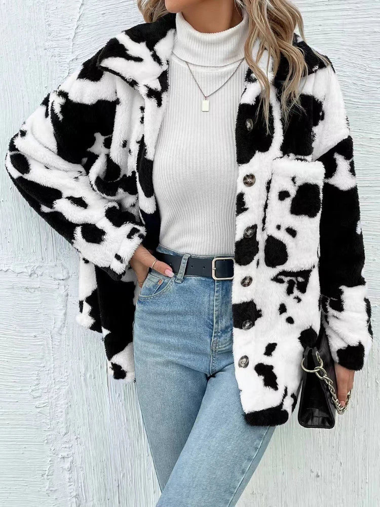 Women Turn Down Collar Full Sleeve Coat Autumn Winter 2025.   S-2X