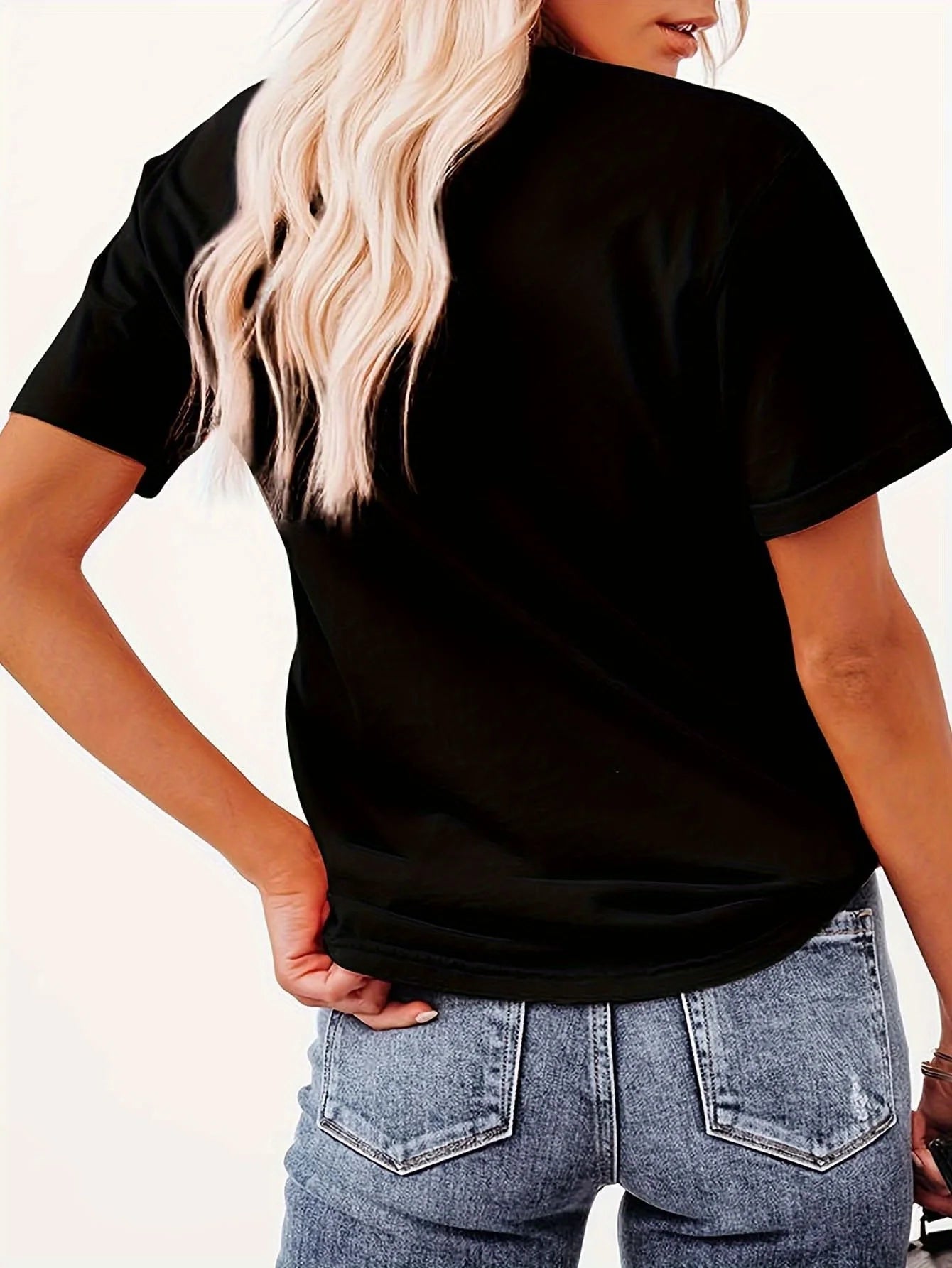 Women's PLUS-size Printed Short-sleeved T-shirt, Loose and Casual, Soft, Comfortable and Breathable, Outdoor Sports