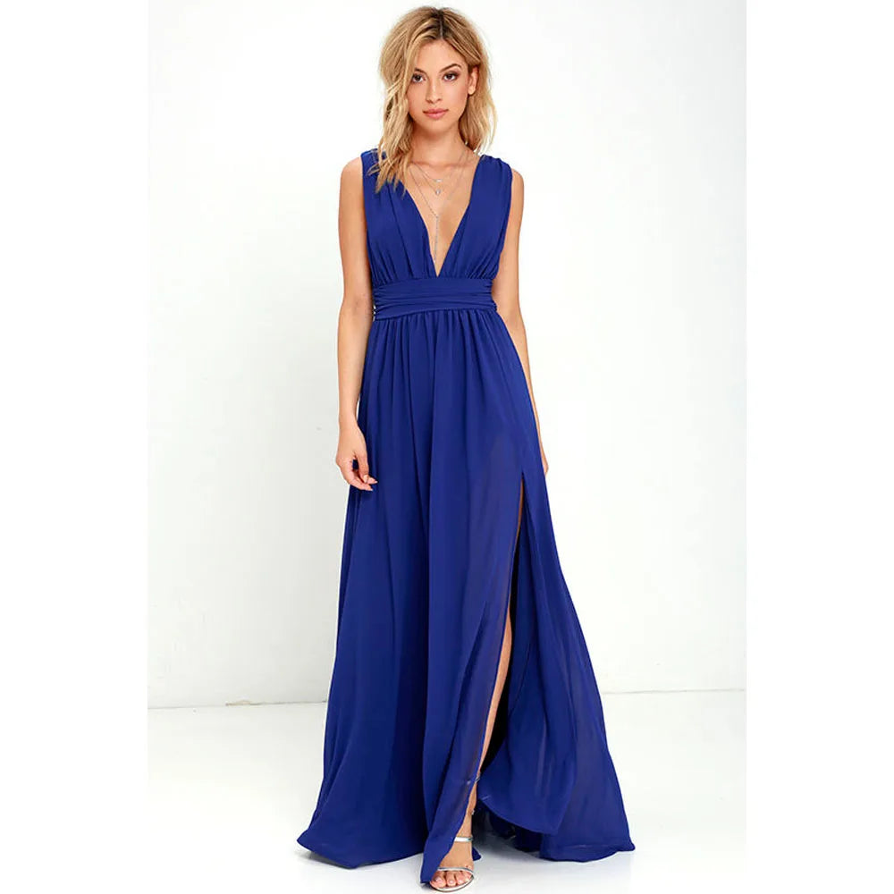 Sexy backless maxi summer party dress long body-con evening dresses.  S-3X