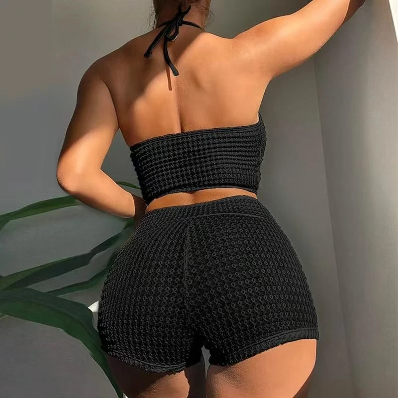 High Waist Tankini 2025 High Neck Swimsuit