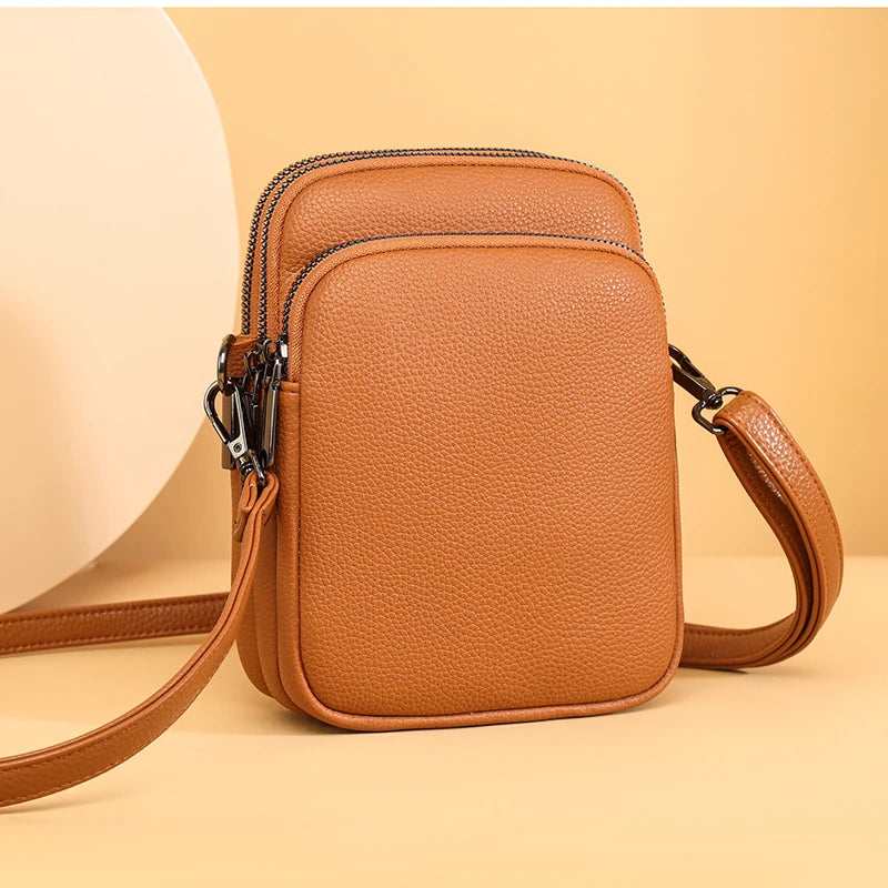 New 100% Genuine cowhide Women's Leather Cross-body Bag