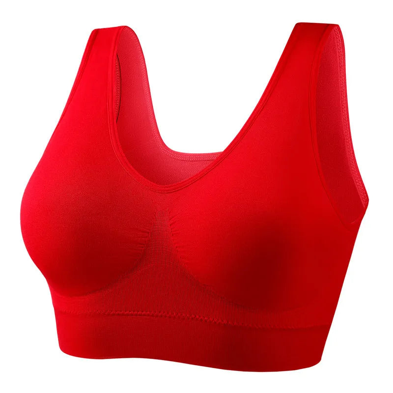 Ladies Seamless Breathable Wire Free Push-Up Bralette Comfortable And Padded For Your Comfort. Sz S-6XL