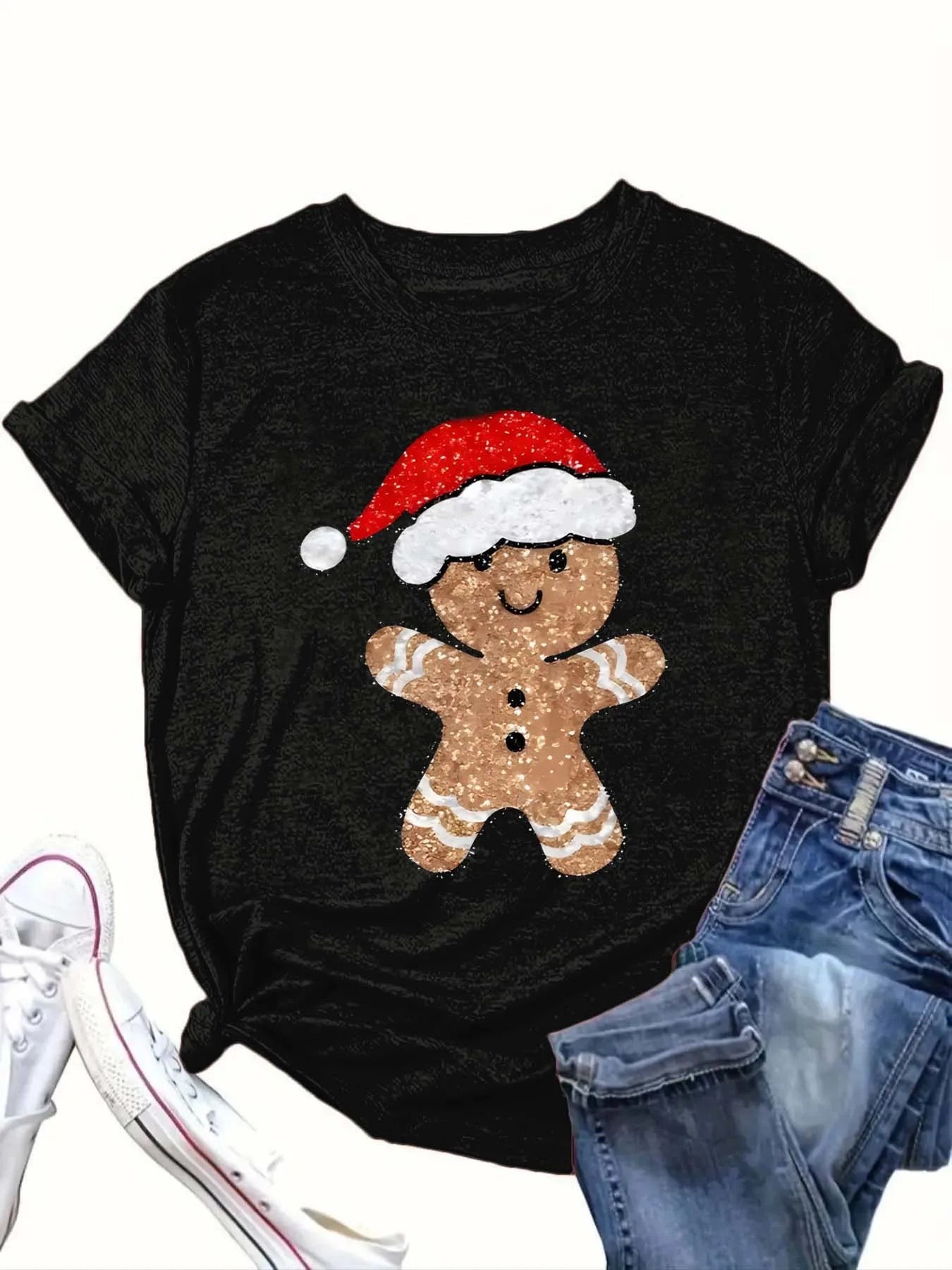 Women's Plus Size T-Shirt 1PC Soft Polyester Comfortable and Stylish Wear 5xl plus size for women roupa plus size feminino