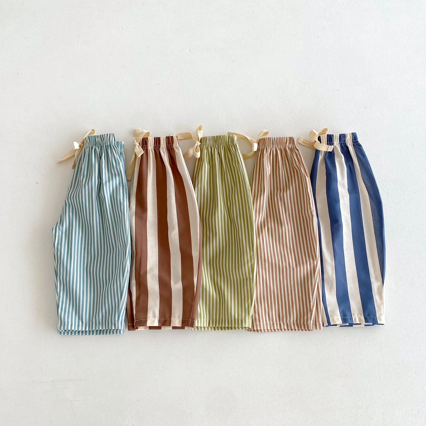 Fashion Striped Trousers For Children's Clothes Summer Thin Loose Casual Kids Harem Pants Toddler Costume Boys Girls Long Pant
