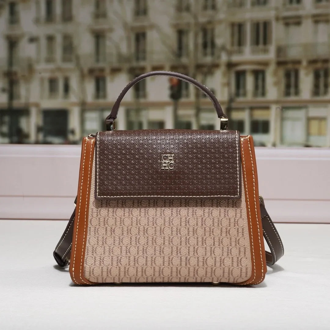 Luxury Leather Crossbody Bag - Designer Shoulder Handbag & Tote