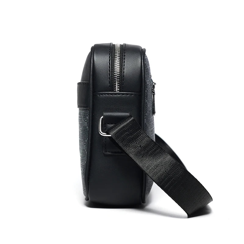 Designer Leather Men's  Cross-Body Luxury Brand Casual Sling Pack Cross-Body