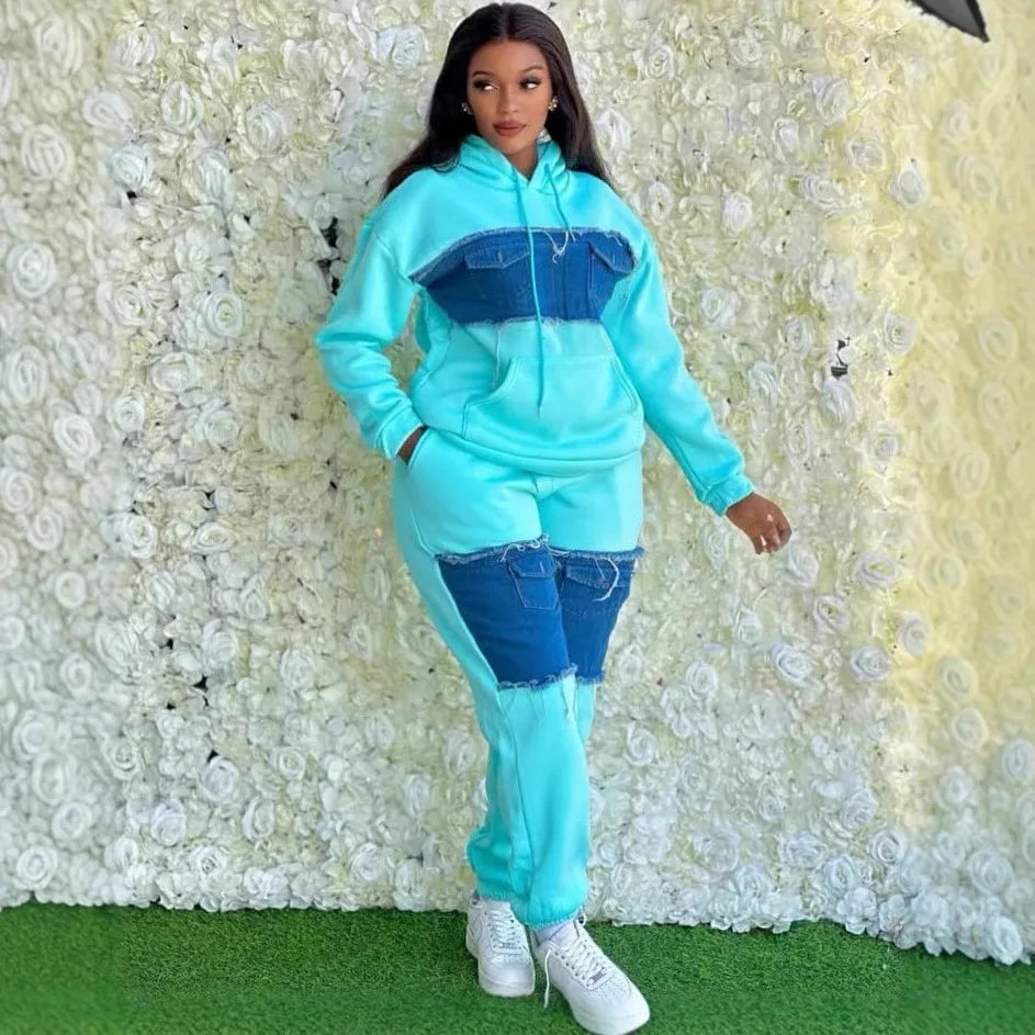 2 Piece Women Sets 2025 New Arrival Top And Pants Outfit.  L,xL, xxL