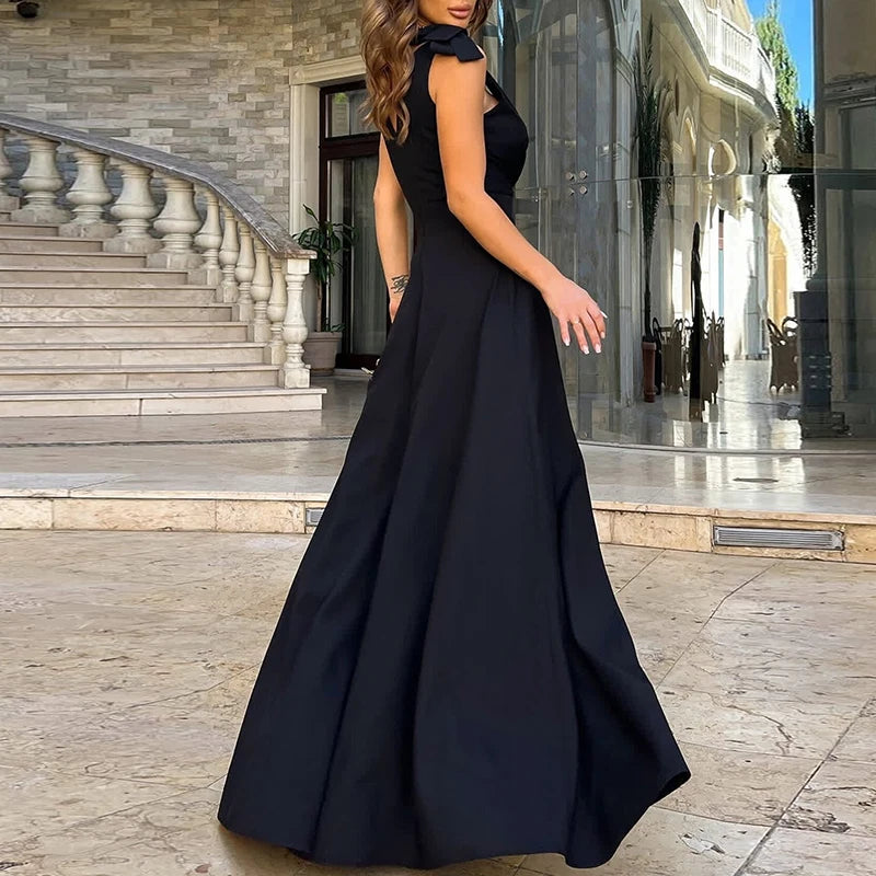 Elegant Women's Evening Dress V-neck Party Dress.  S-2X