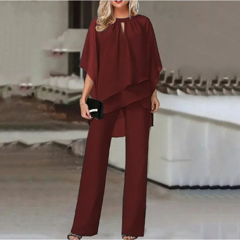 Plus Size Fashionable Solid Color Women's Clothing Casual Loose-fit European Style .  S-3X
