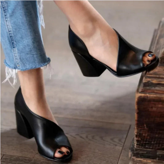 Fashion Shoes Open Toe Sexy Elegant Female Shoe