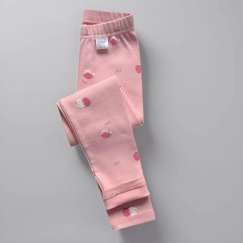 Girls Legging Autumn Winter Pants For Kids Thick Cotton Elastic Children Pants Versatile Slim Toddler Tights Baby Teen Clothing