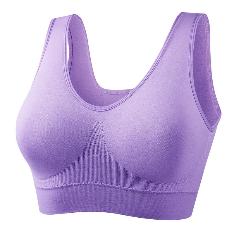 Ladies Seamless Breathable Wire Free Push-Up Bralette Comfortable And Padded For Your Comfort. Sz S-6XL