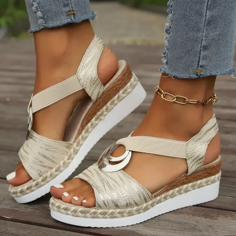 Women's Wedges Sandals, Comfort  And Casual.