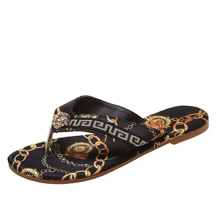 Quality New Fashion Print Flip Flops