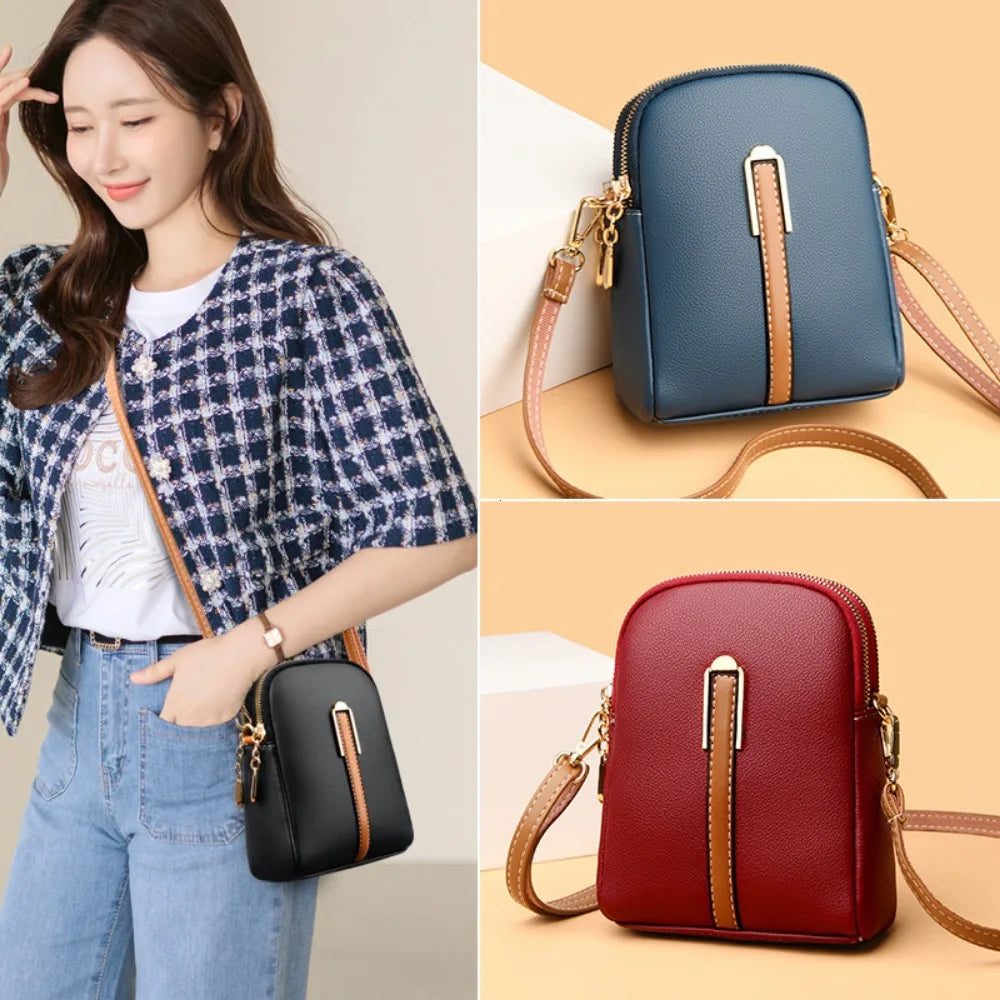 High Quality Genuine Leather Luxury Designer Cross-body Shoulder Cowhide Messenger bag