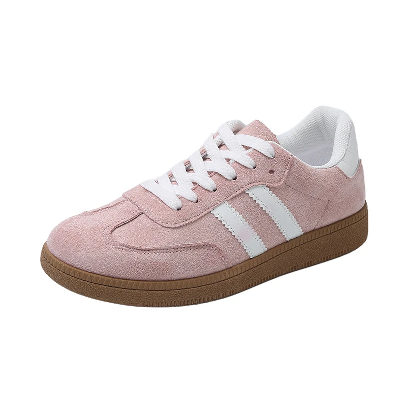 Women Sneakers Fashion Colours Lace-up Vulcanized Shoe Spring Autumn Outdoor Footwear.