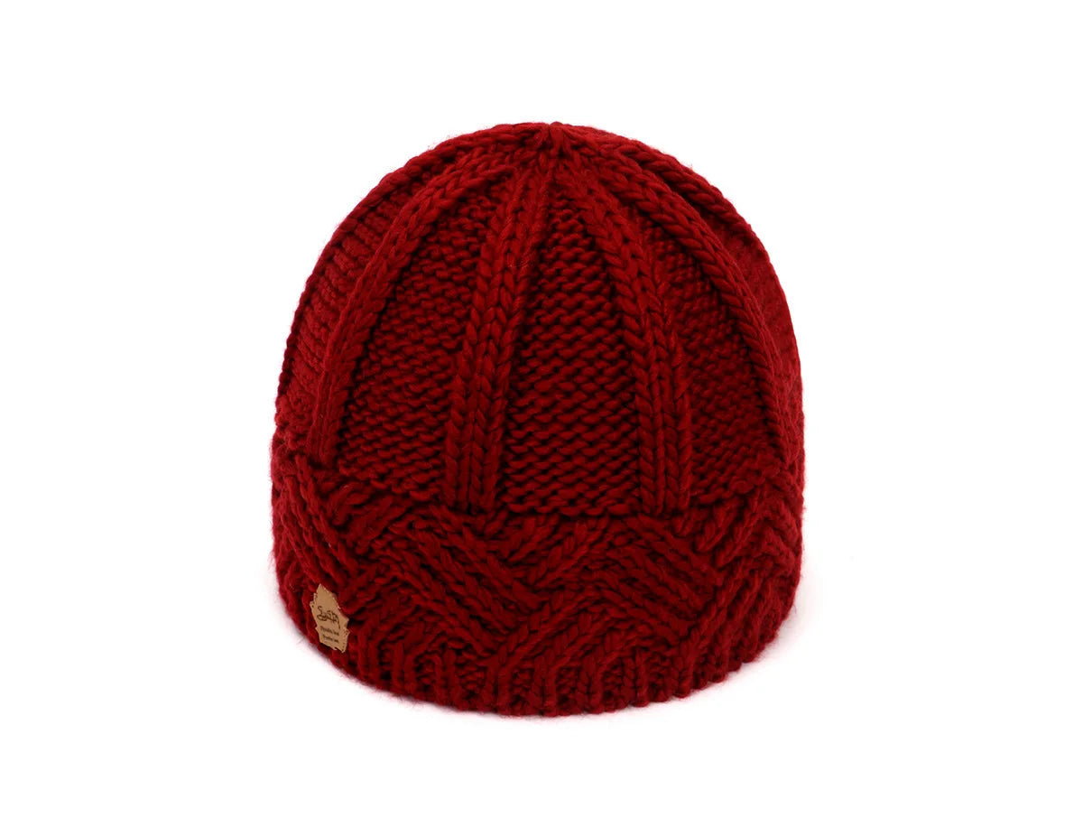 Autumn and Winter Knitted Hat with Retro Style Diamond Grid Knitted Yarn, Men's and Women's Fashion Hats