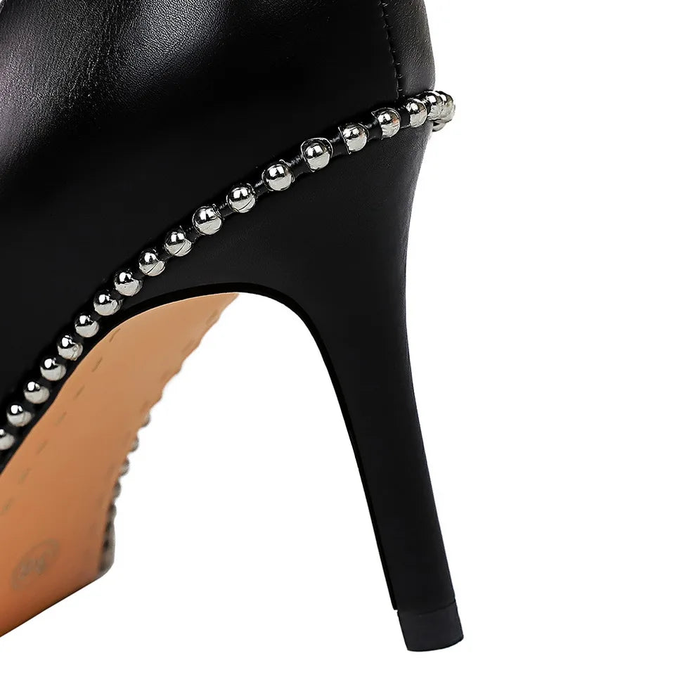 Women's Studded Rivet Sexy Comfortable Pumps