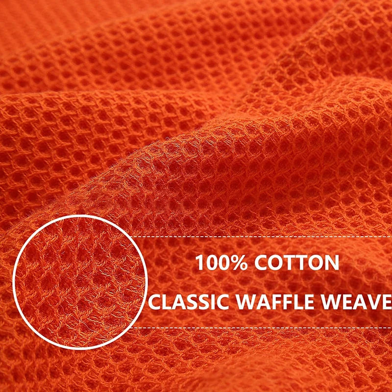 Cotton Rag Honeycomb Grid Dishcloth Towel Soft Absorbent Breathable Quick-drying Dish Cloth Hand Towels For Kitchen Cleaning