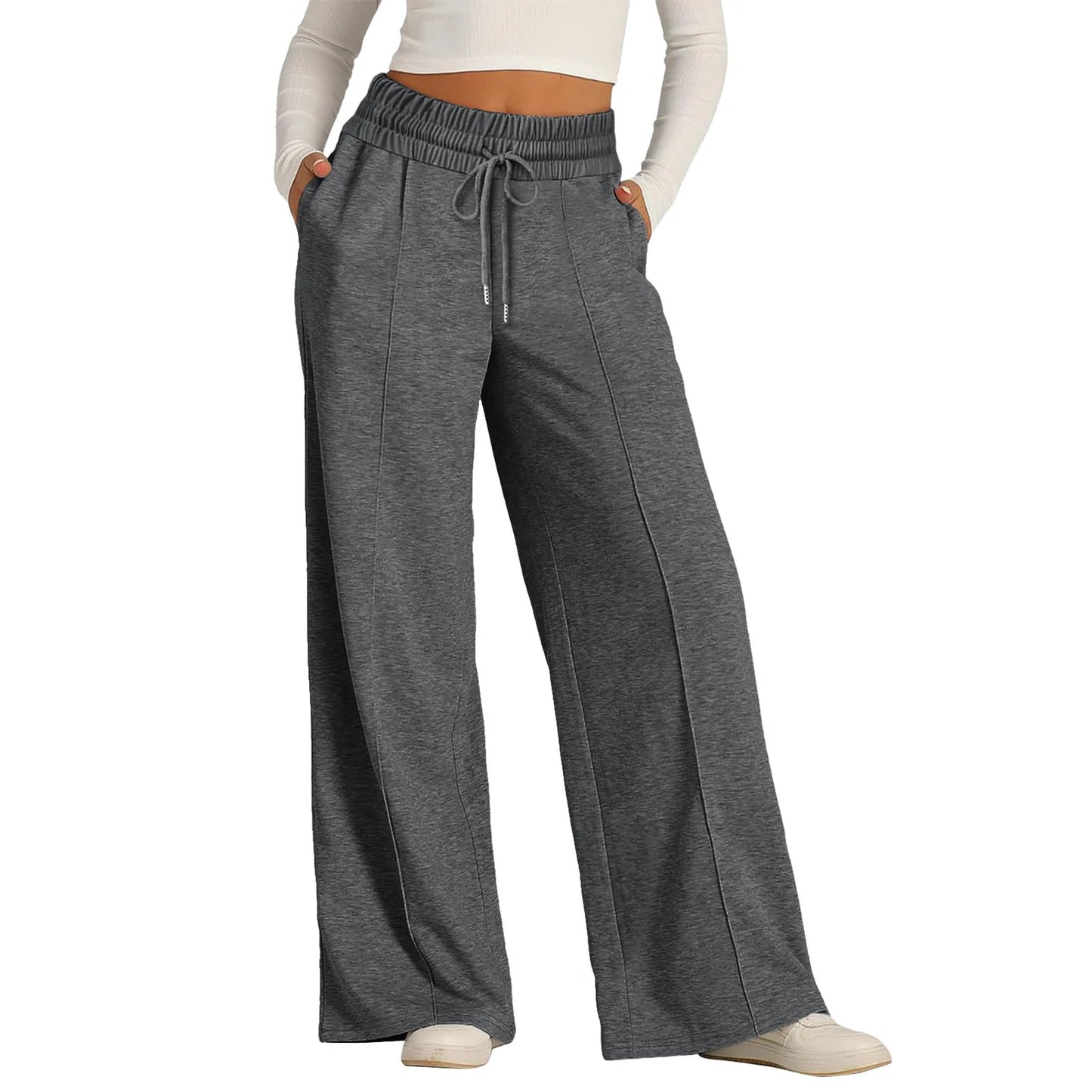 Summer Casual Loose Wide Leg Pant.  Sz: S-2X