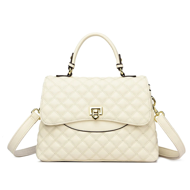 Trendy High Quality Soft Leather Messenger Bag Luxury Designer Multi Layered Handbag