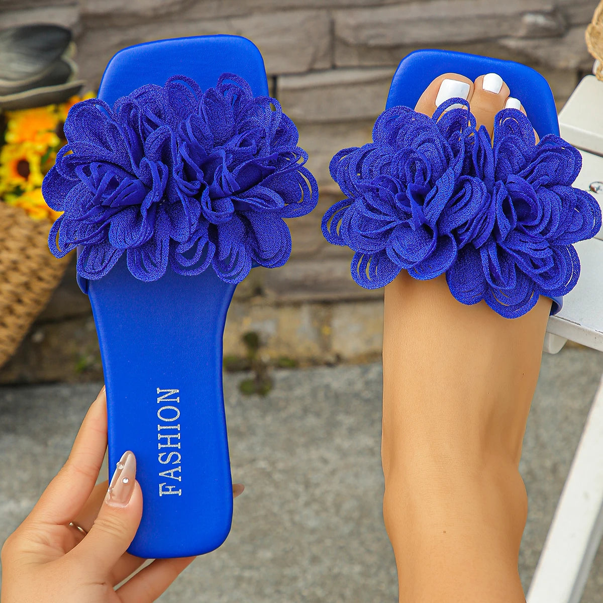 Women Flat Casual Slides Summer Fashion Dressy Sandals /Slides