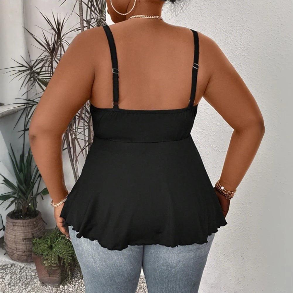 Plus Size Summer Sexy Tank Style Top