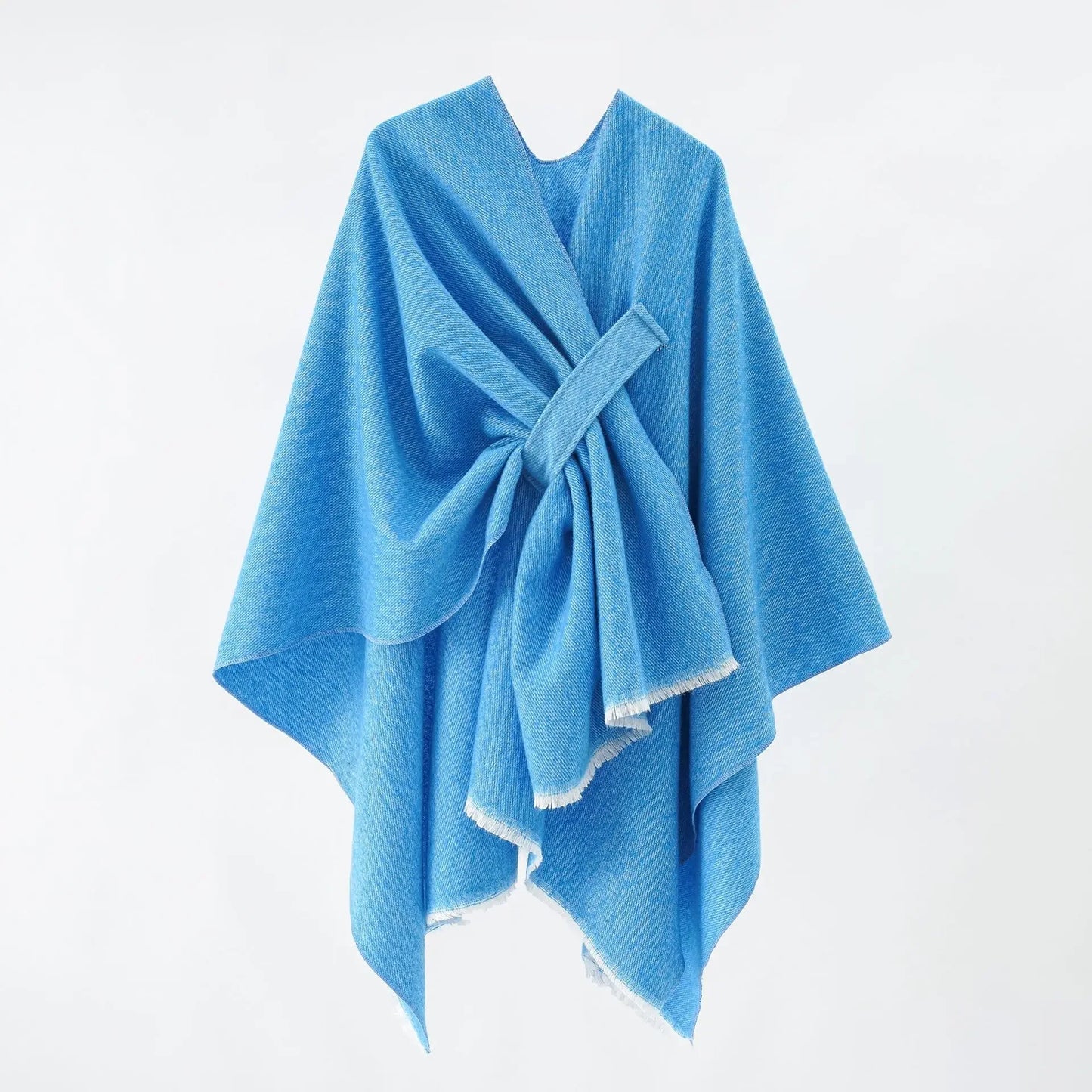 Autumn/Winter Solid Color Sensibility Design Side Slit Pashmina Shawl European Style