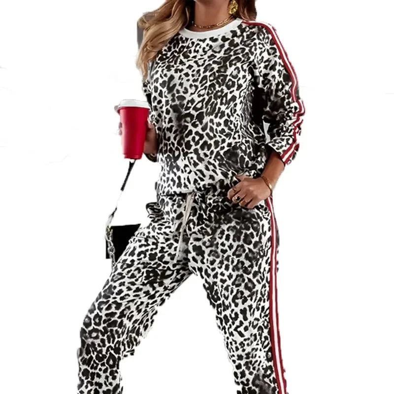 Sports Leisure Long Sleeve Thin Pants Two Piece Set Street Style Women's Fashion Comfortable Quality Lightweight Design.  S-2X