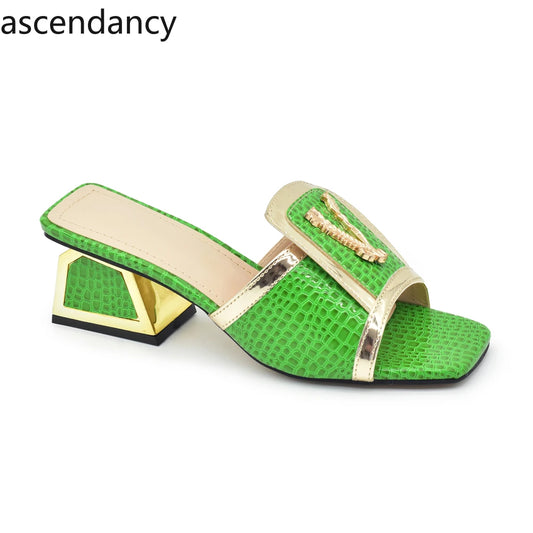 New Ladies Dress Shoes Decorated with open Toe Luxury Sandals