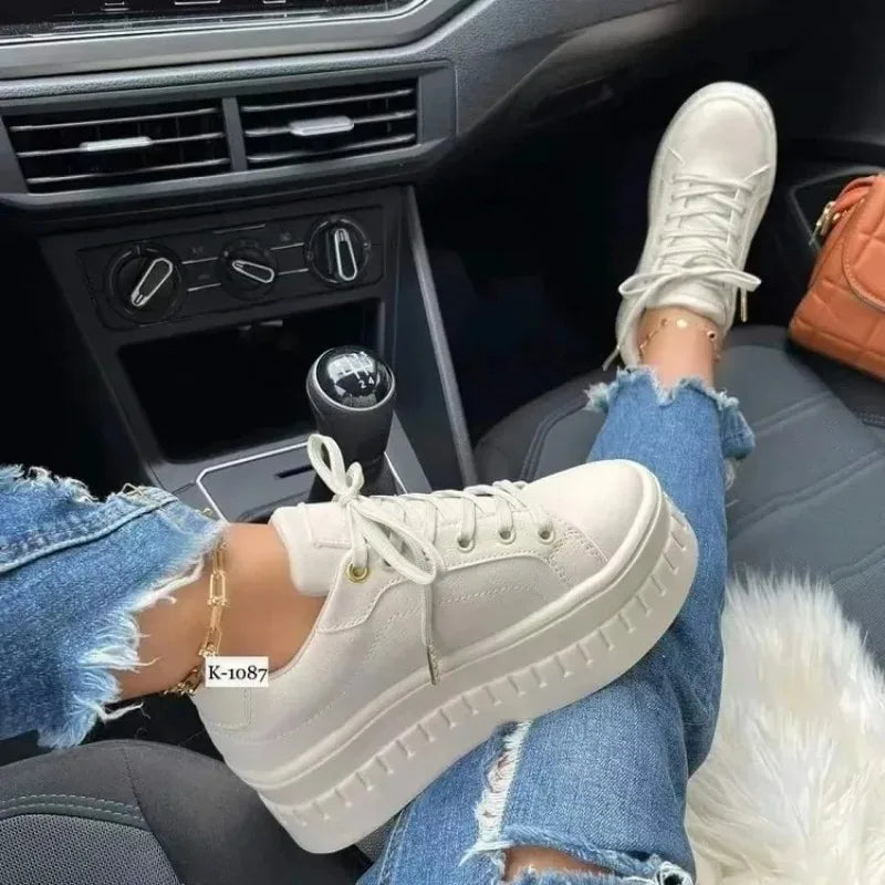 Women's Soft Bottom Solid Colour Casual Shoes