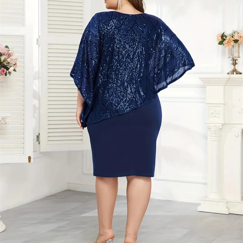 High Quality Plus Size Elegant Women Evening Dress Size.