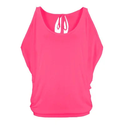 Sexy Batwing  Summer Women V Neck Short Hollow Out Sleeve Solid Colour Loose Top.  S-3X