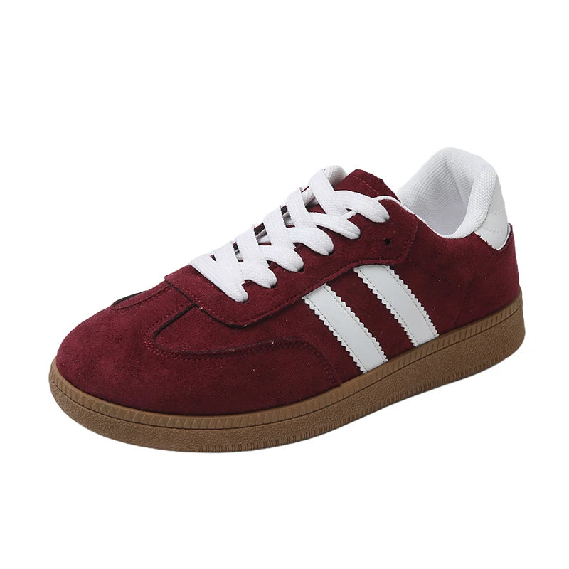 Women Sneakers Fashion Colours Lace-up Vulcanized Shoe Spring Autumn Outdoor Footwear.