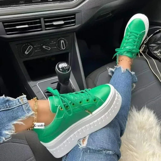 Women's Soft Bottom Solid Colour Casual Shoes