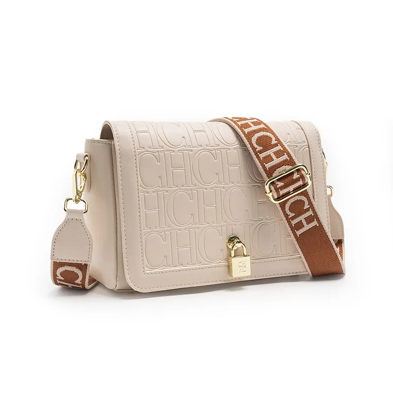 Women's Shoulder Elegant Cross-body Letter Embossed Printed Design.