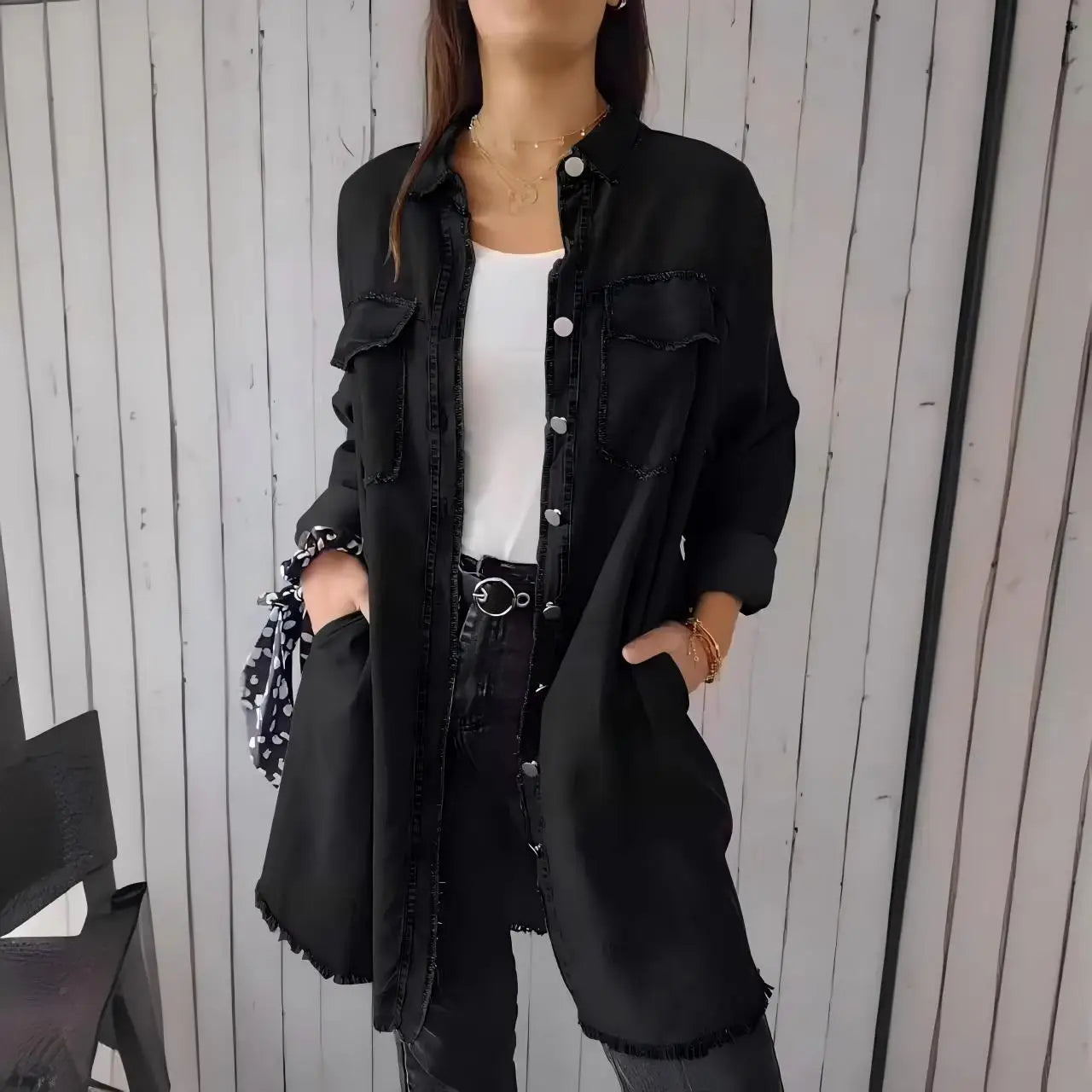 Denim Women Single Breasted Full Sleeve Jackets Pockets Turn Down Collar Casual Spring Jacket.  S-3X