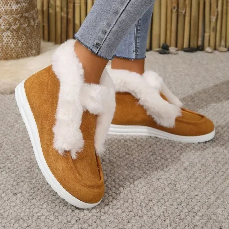 Women Winter Boot Thick Plush Warm Cotton Shoe/Boot .  Botines Botas Mujer