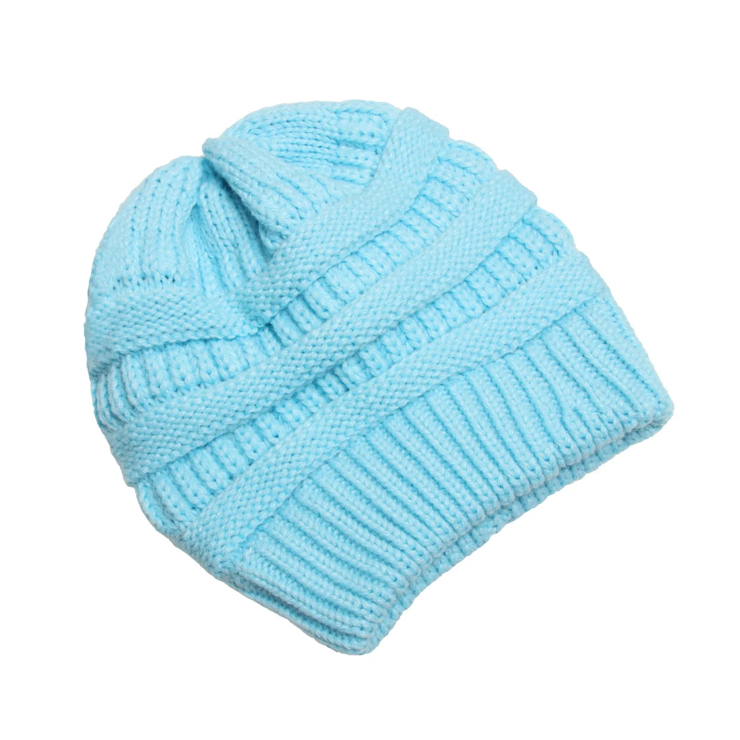 25 Color Solid Beanies Women Knitted Beanie Hat Fashion Autumn Winter Warm Hats Skullies Wool Cap for Women Wholesale