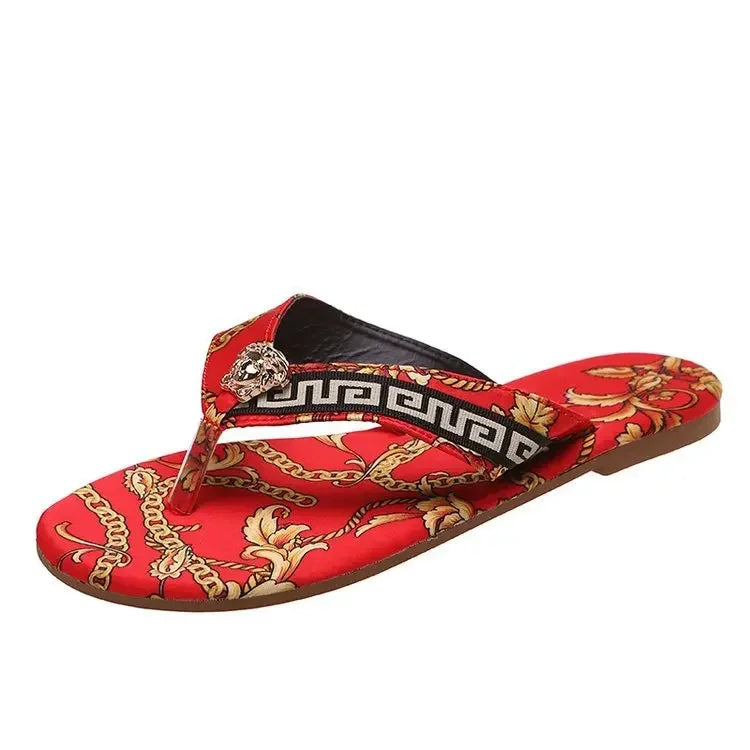Quality New Fashion Print Flip Flops