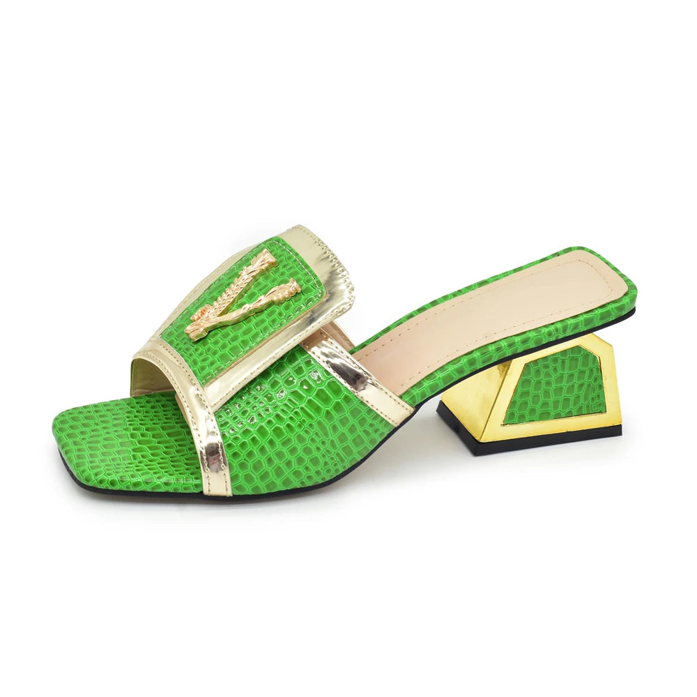 New Ladies Dress Shoes Decorated with open Toe Luxury Sandals