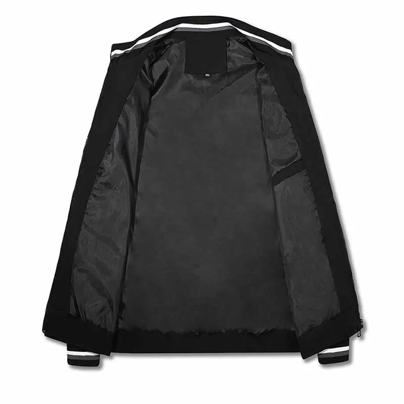 Windbreaker Men's Bomber jacket Casual Zipper Outdoor Sports jacket.  M-6x
