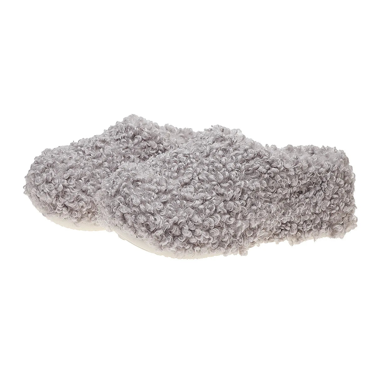 Women's Faux Fur Platform Mule Slippers - Cozy High Heel Slides