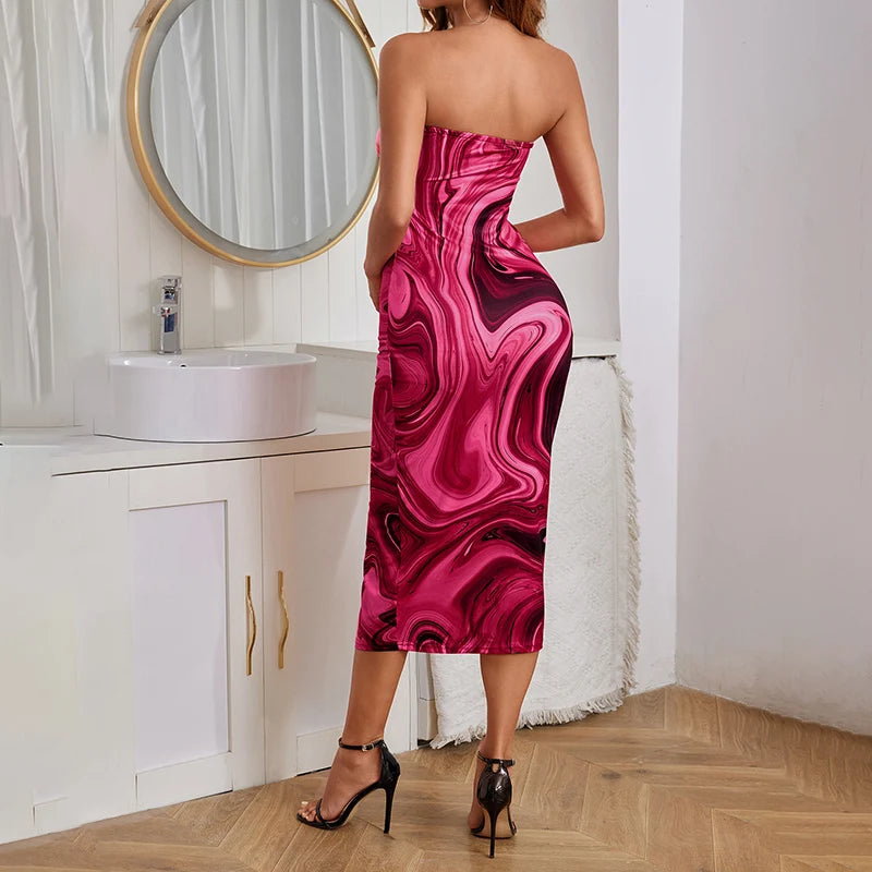 Summer new sleeveless sexy dress. S-2X
