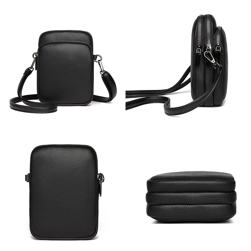New 100% Genuine cowhide Women's Leather Cross-body Bag